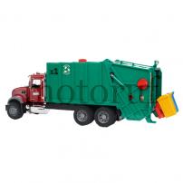 Spielzeug MACK Granite Müll-LKW (rubinrot-grün)