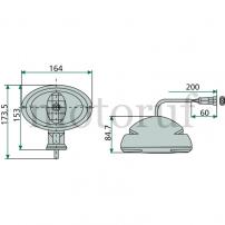 Landtechnik Arbeitsscheinwerfer H3