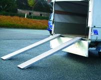 Garten Auffahrrampe Alu gerade 1,50m