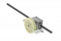 Sonderangebote Getriebe Fahrantrieb Rasenmäher Handy HK46 HK51 | Lider HK46, HK51 | Master Cut S51 - Achsendurchmesser 12,7mm, Achsenlänge 47,4cm, Antriebsriemenscheibe 9,4cm