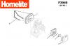 Homelite F3040 (Baujahr 2004-2010) Listas de piezas de repuesto y dibujos Auspuff