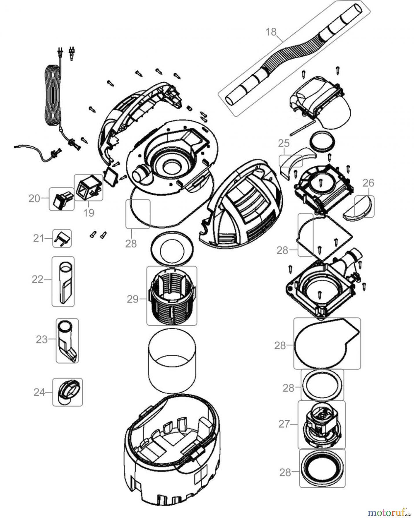  Güde Reinigungsgeräte Hochdruckreiniger SAUGER & HOCHDRUCKREINIGER 2 IN 1 - 86031 FSL86031-01 Seite 2
