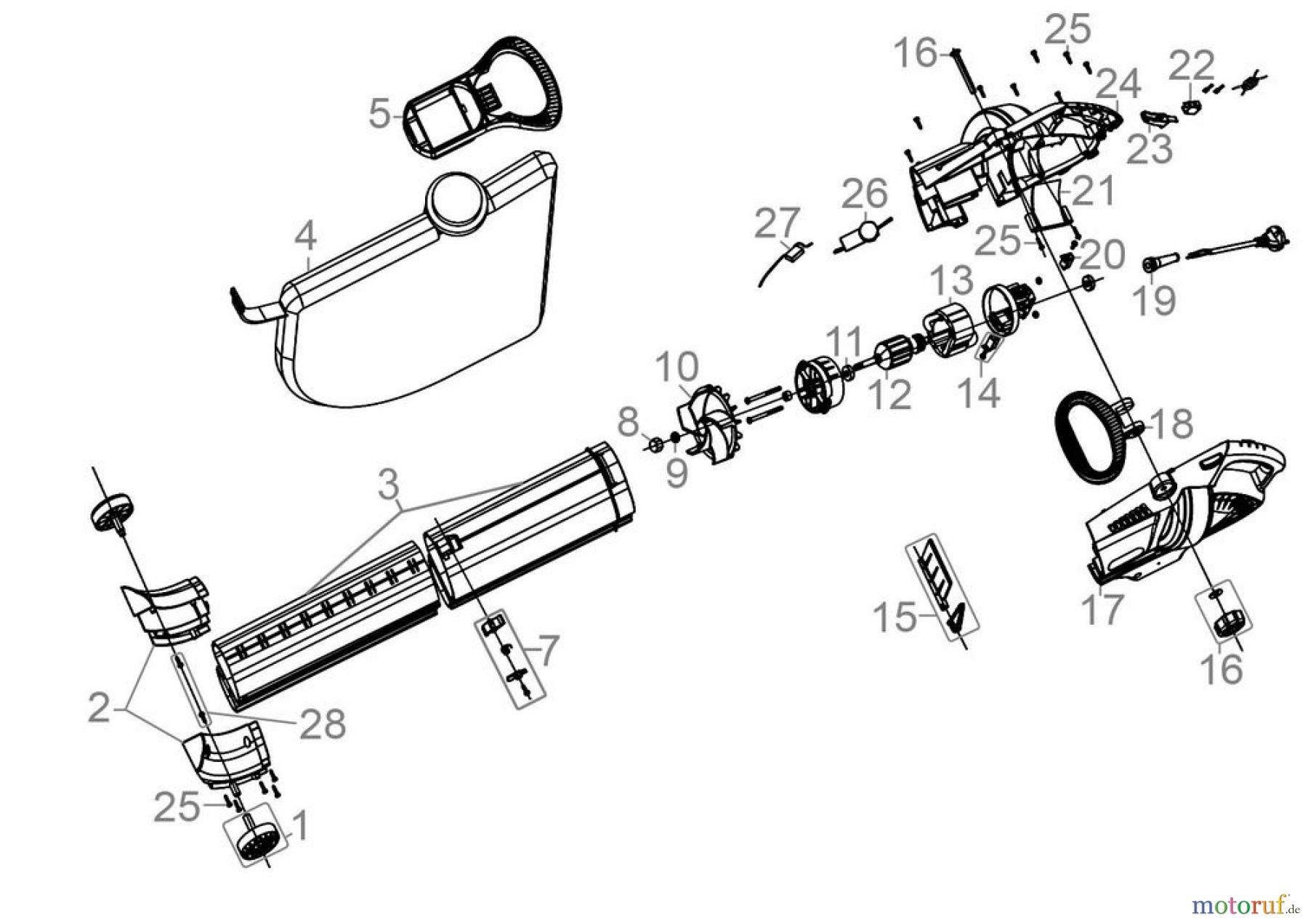  Germania LAUBSAUGER TELE 3000 VARIO - 05328 FSL05328-01 Seite 1