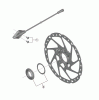 Shimano SM Smallparts - Kleinteile, RT, BT, BB, CD Ersatzteile RT-EM600, SM-DUE11 Disc Brake Rotor E-Bike STEPS