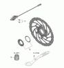 Shimano SM Smallparts - Kleinteile, RT, BT, BB, CD Ersatzteile RT-EM300, SM-DUE11 Bremsscheibe E-Bike Steps