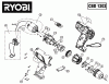 Ryobi Bohrschrauber Listas de piezas de repuesto y dibujos CBD1202