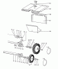 Wolf-Garten 4.46 E 6901000 Series A (1996) Listas de piezas de repuesto y dibujos Axles, Wheels