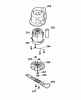 Wolf-Garten Compact plus 34 E 4904003 Serie B (2006) Ersatzteile Messer, Messeraufnahme, Motor