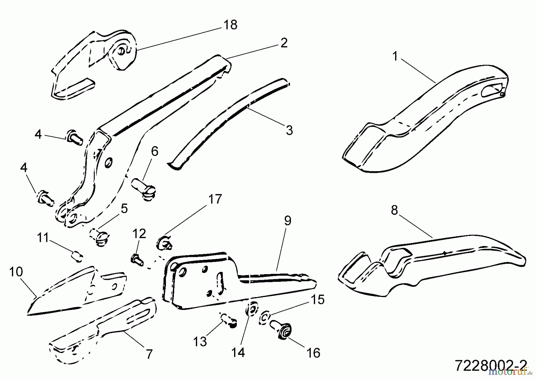 Wolf-Garten Gartenscheren RS 19 G 7228002 (1995) Grundgerät