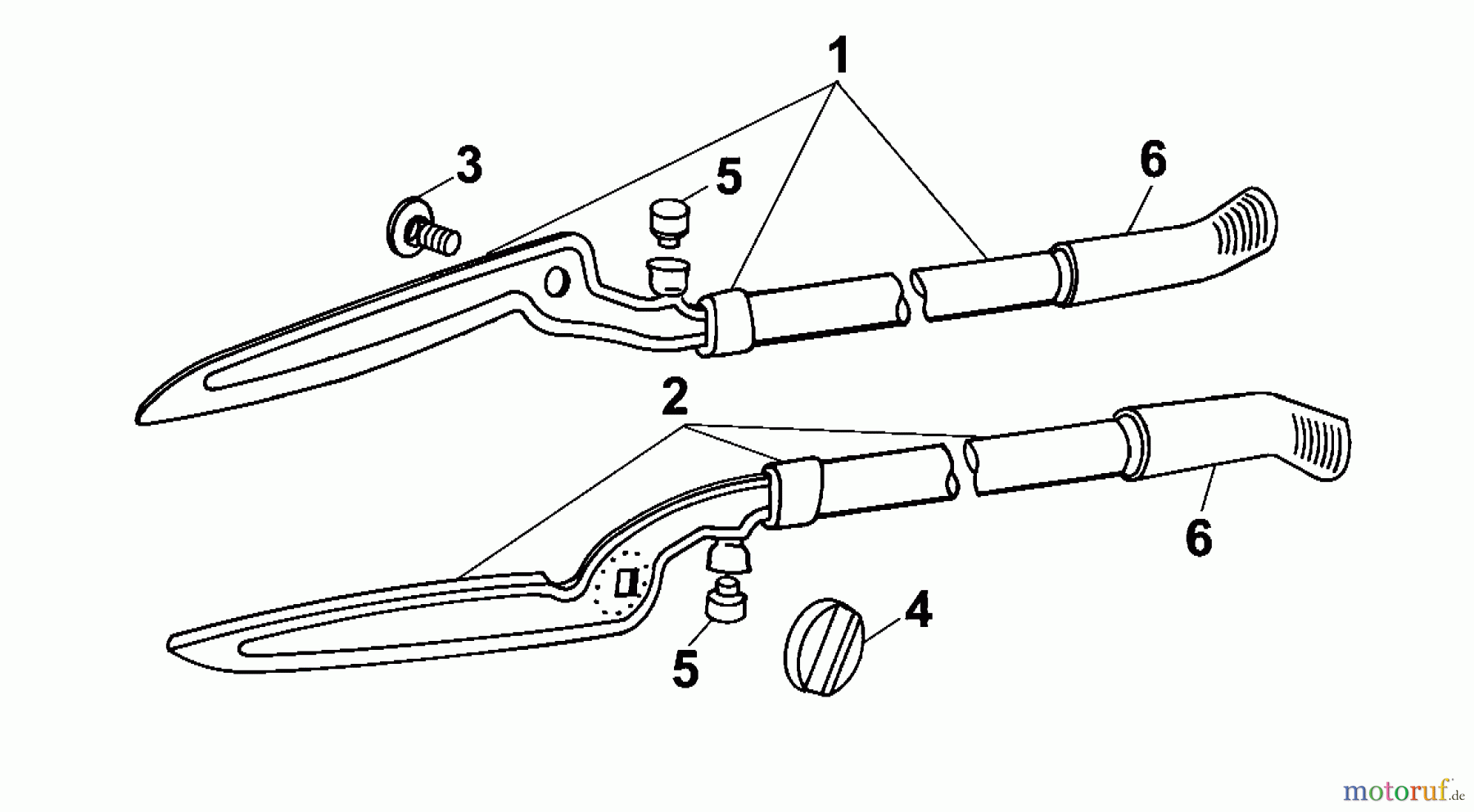 Wolf-Garten Manuelle Heckenscheren HS-A 7435000  (2000) Grundgerät