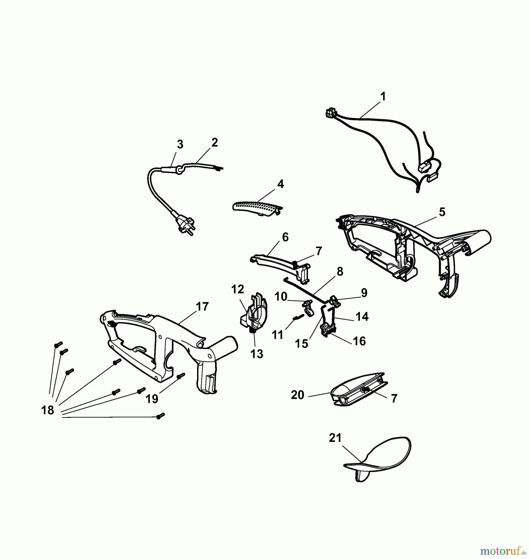  Wolf-Garten Heckenscheren HSE 45 V 7440000 Serie A  (2007) Holm