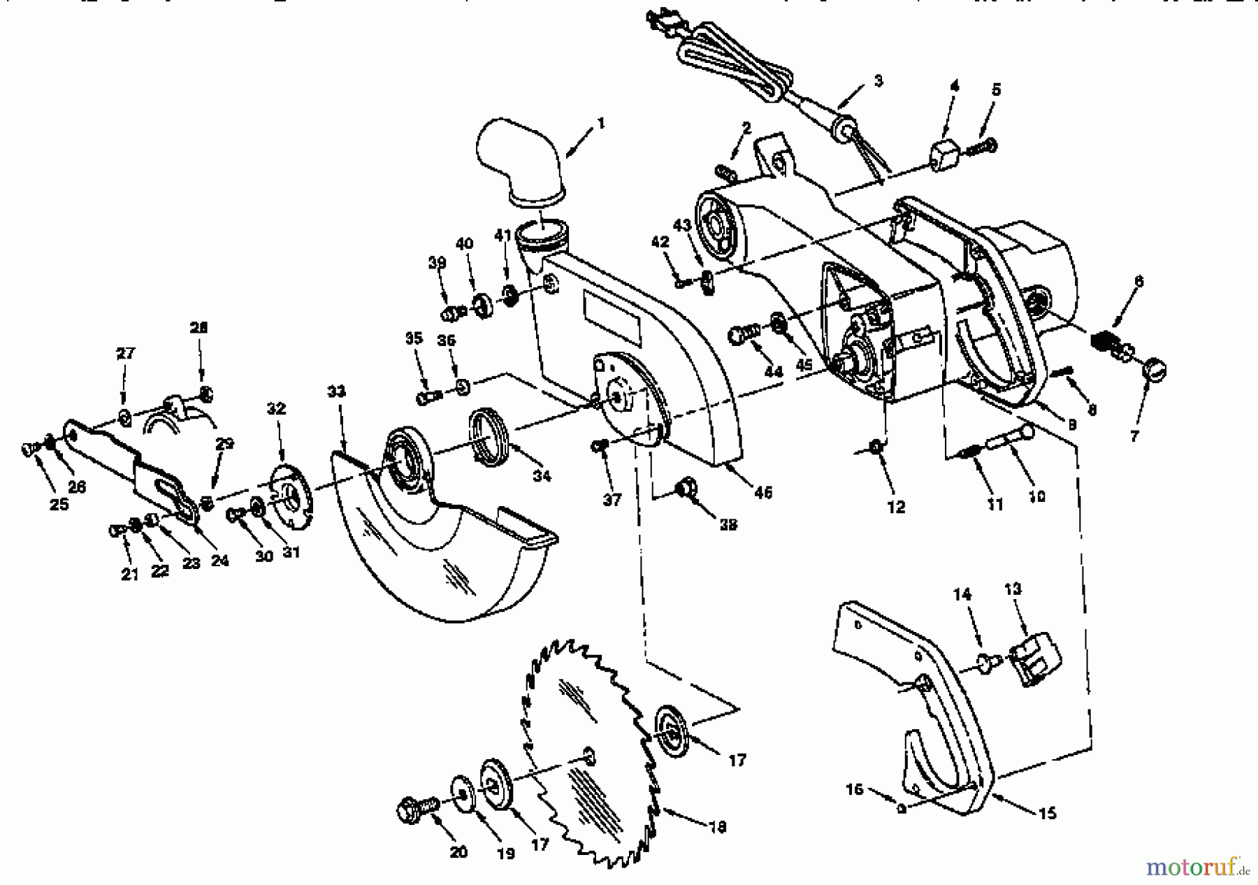 CRAFTSMAN Divers 8 1/4 COMP.MTRE SAW 113.234920 Seite 3
