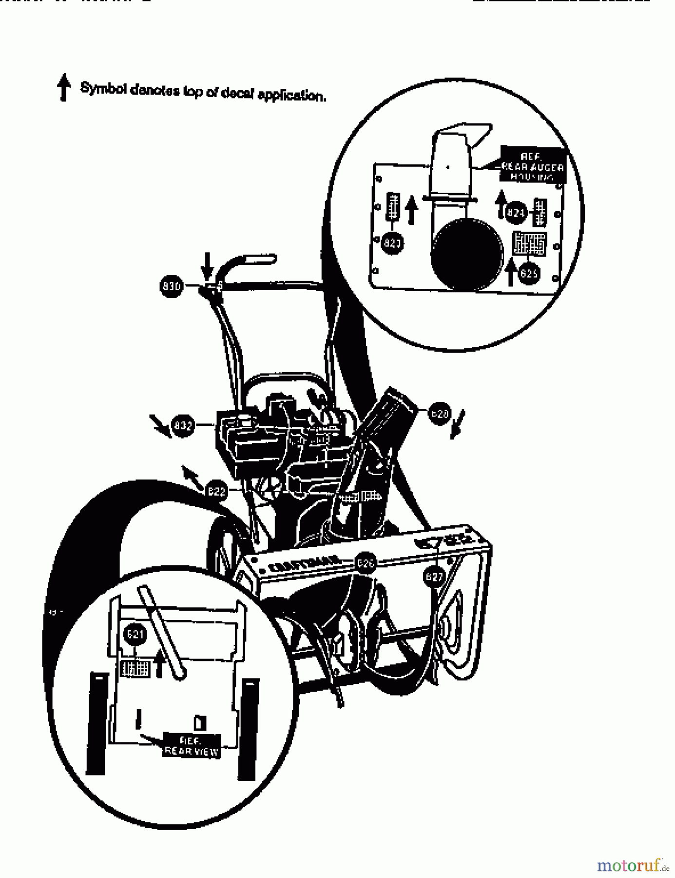  CRAFTSMAN Divers 5 HP SNOW THROWER 536.884790 Seite 10