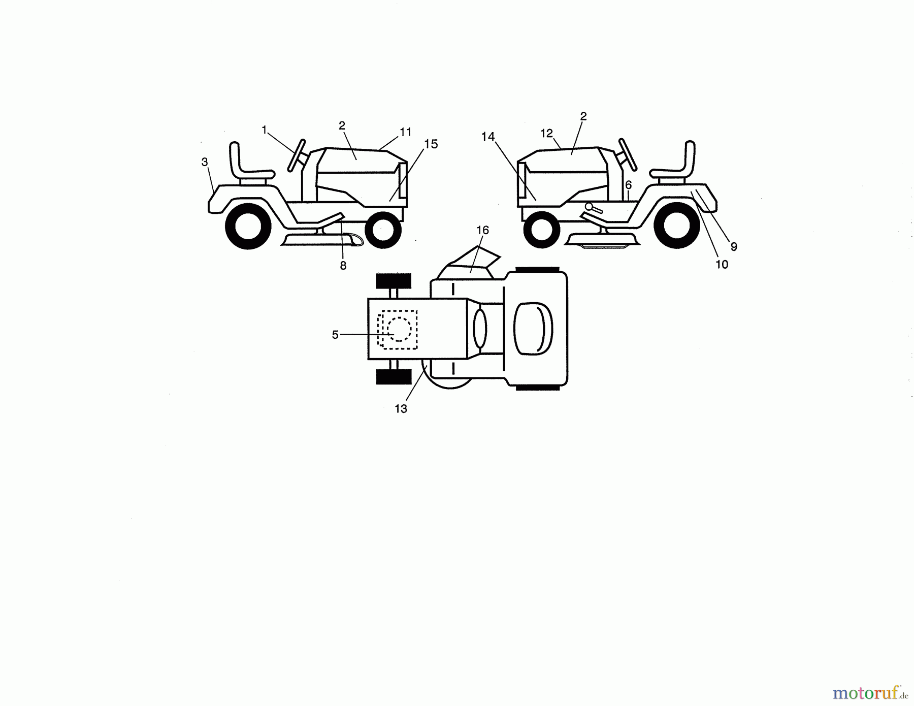 CRAFTSMAN Divers TRACTOR 917.255830 Seite 9