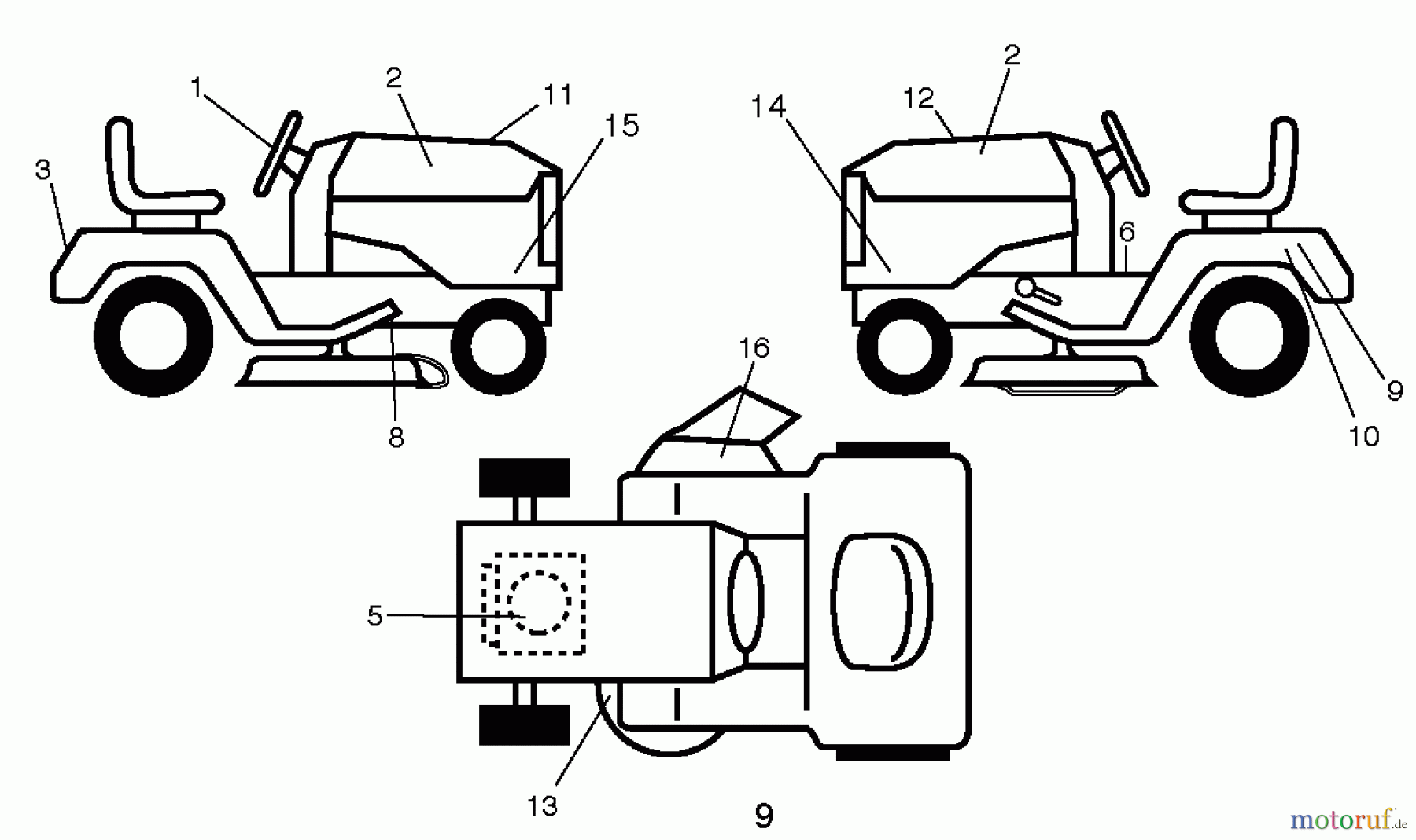  CRAFTSMAN Divers RASENTRAKTOR 917.203831 Seite 11