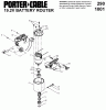 PORTER CABLE 19.2 V ROUTER 290 Ersatzteile Seite 1