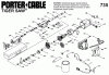 PORTER CABLE TIGER SAW WQUIKCLAMP PC9735 Ersatzteile Seite 1