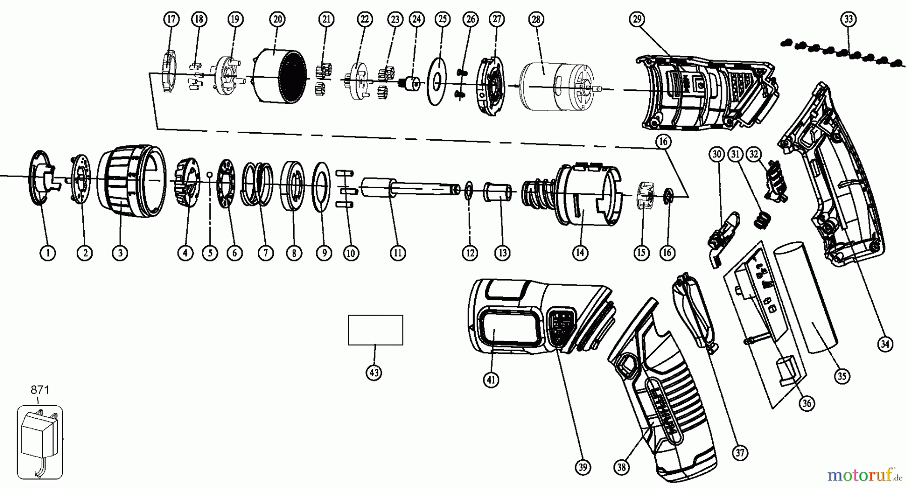 BLACK+DECKER PROFESSIONELL SCHRAUBENDREHER, KNARREN UND SCHRAUBENSCHLÜSSEL SCHRAUBENDREHER BDCS36F Seite 1