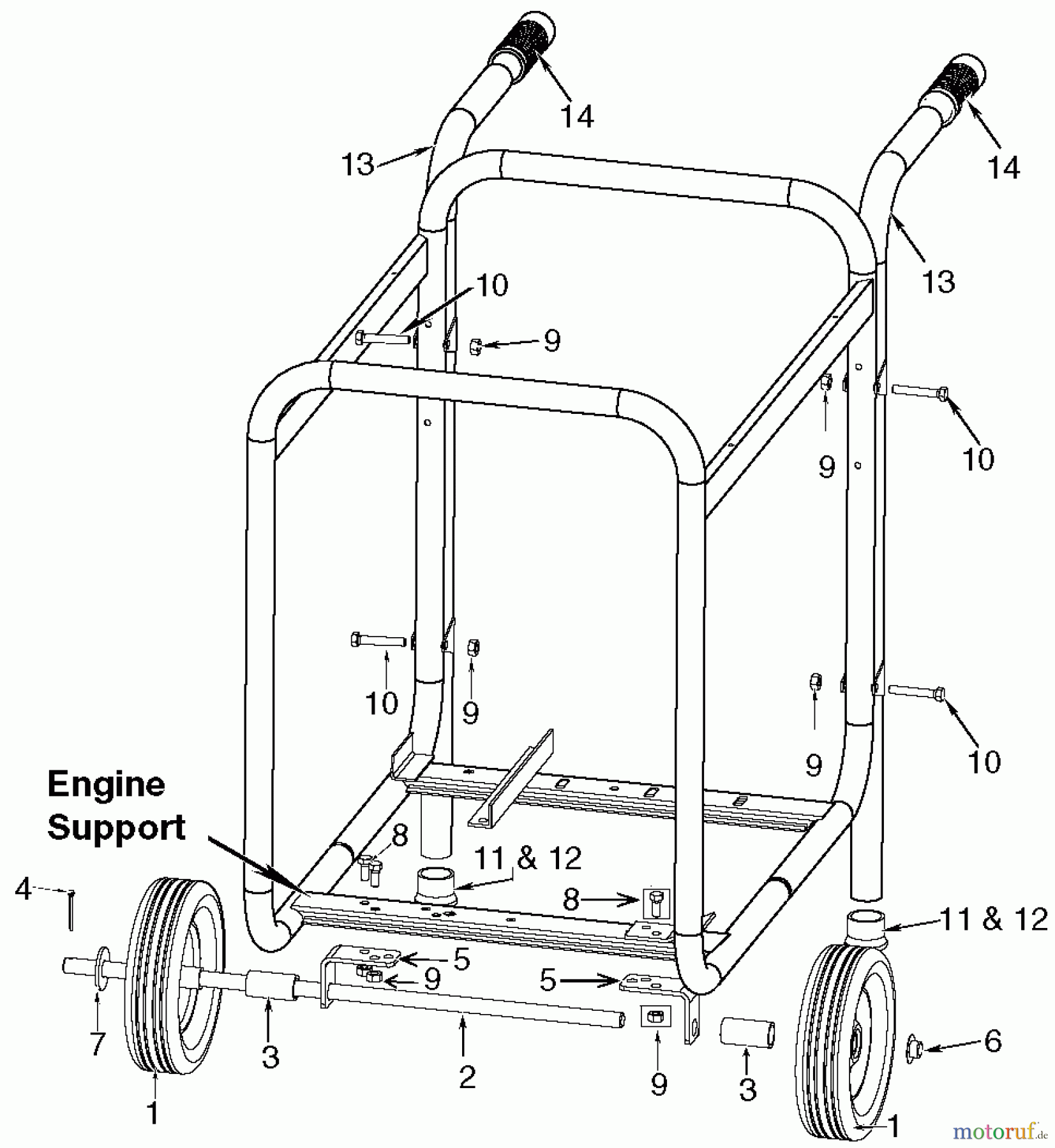  PORTER CABLE Divers KIT WHEEL PREMIUM GA200 Seite 1
