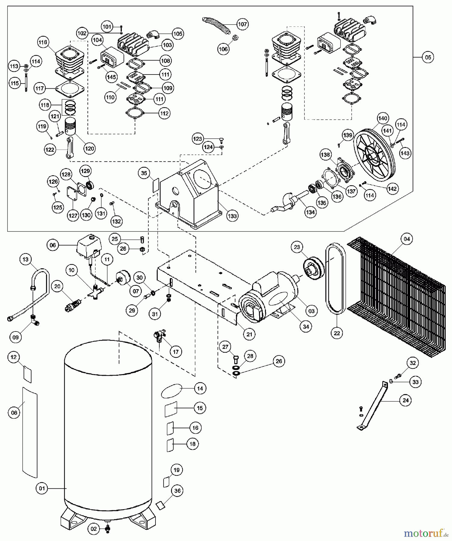  DEWALT Divers KOMPRESSOR D55955F Seite 1
