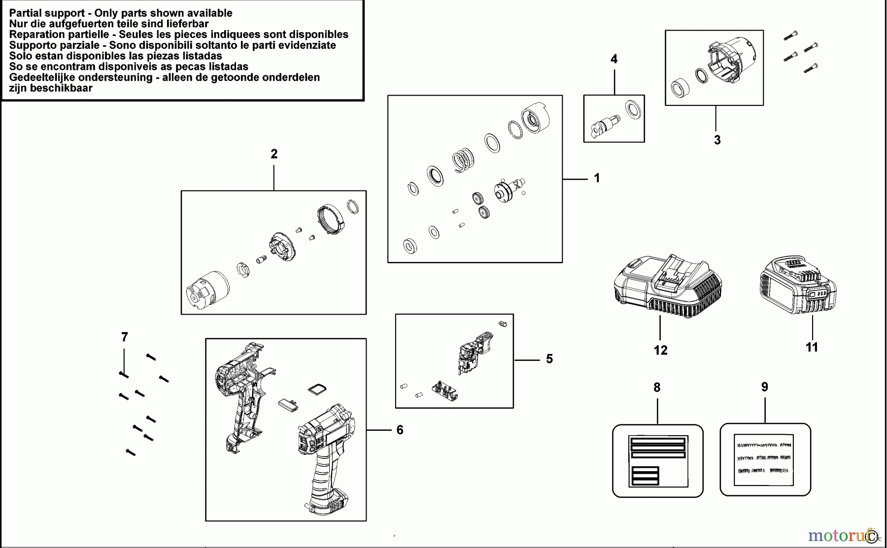 SIDCHROME POWER TOOLS CORDLESS SCHLAGSCHRAUBENSCHL. SCMT90013 Seite 1