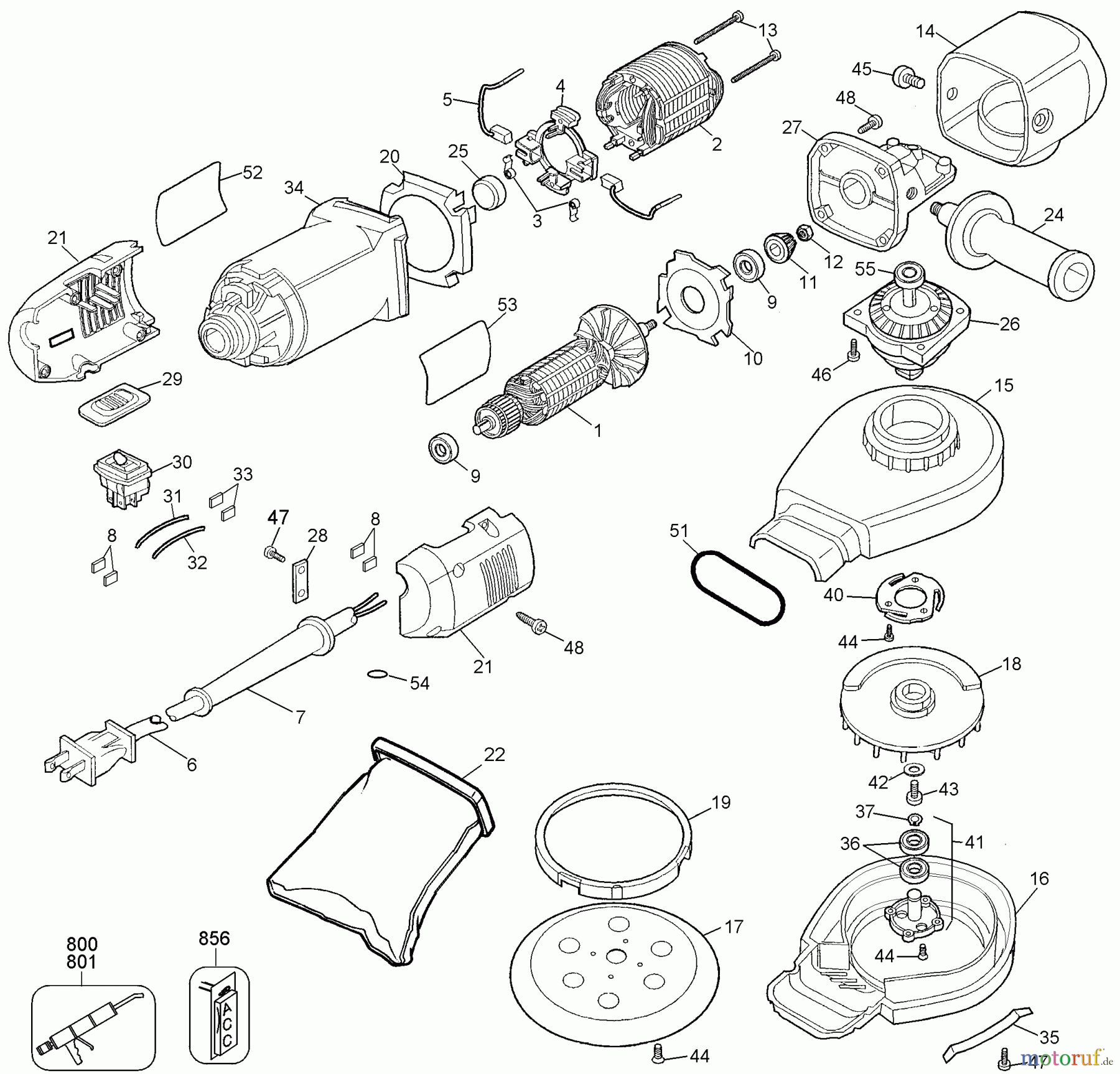  DEWALT Divers 5 EVS RT ANGLE ROS DW441 Seite 1