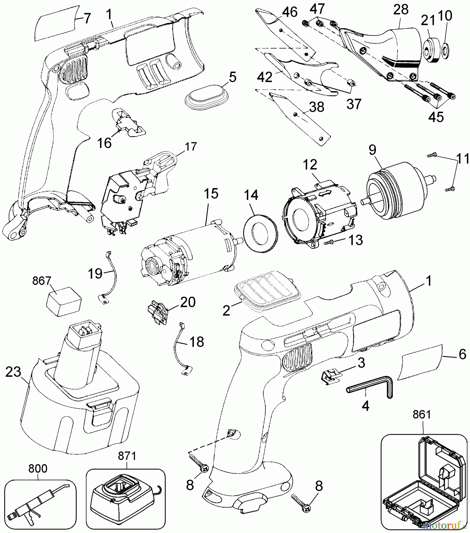  DEWALT Divers 12V SHEAR DW940K2 Seite 1