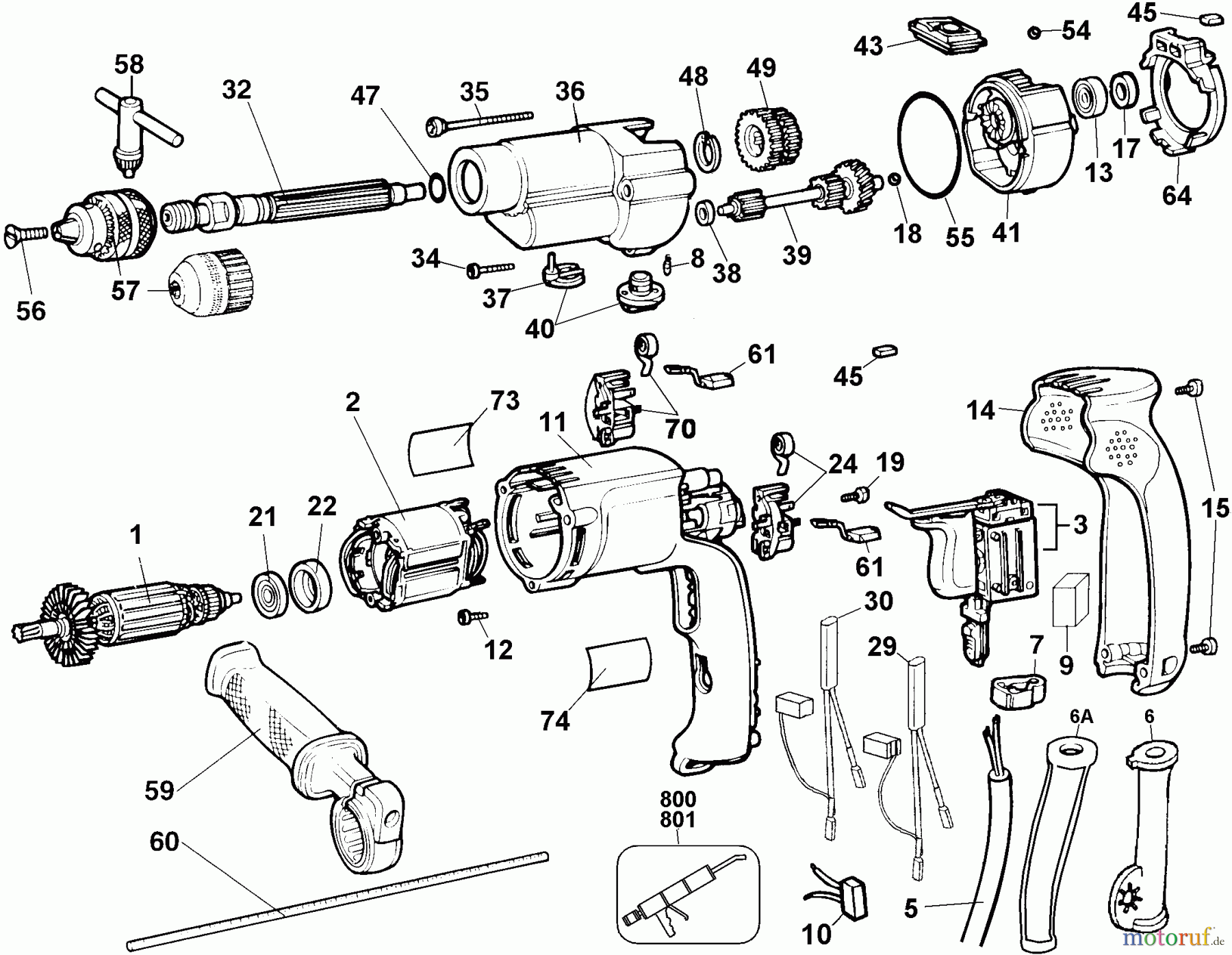  DEWALT Divers NORTHSTAR 2+2 DRILL DW241L Seite 1