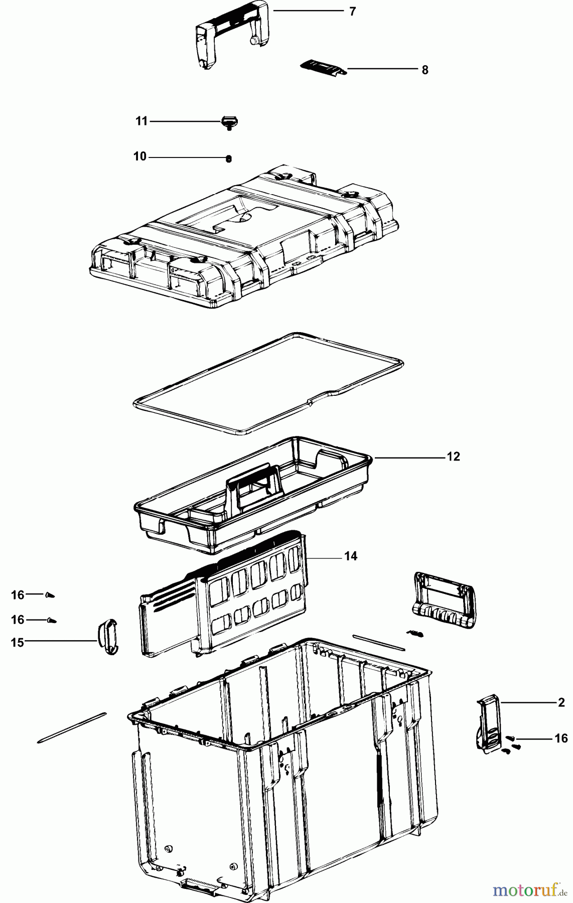  DEWALT Divers DW TOUGH SYSTEM 400 DWST08204 Seite 1