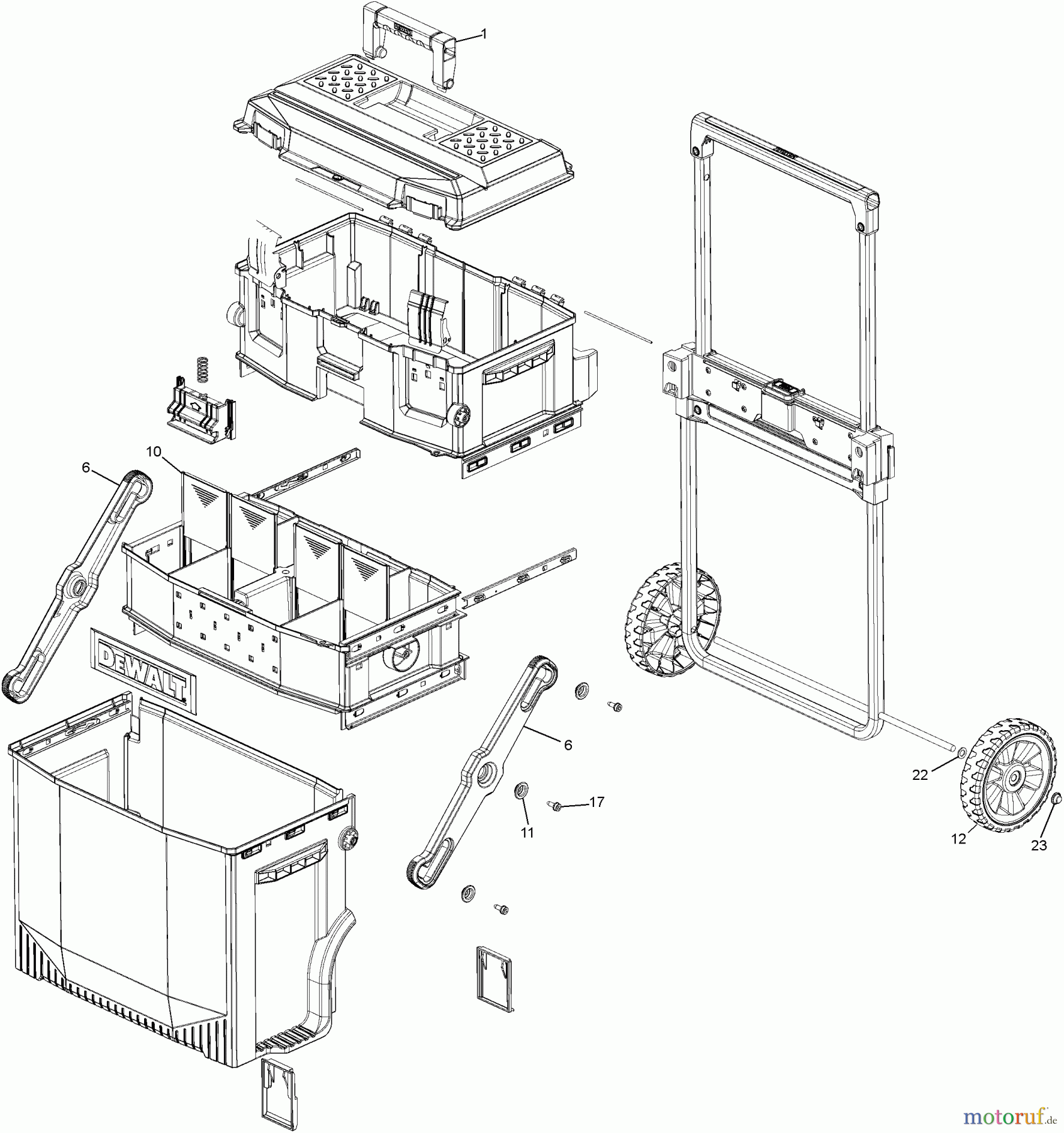  DEWALT Divers MULTI LEVEL WORKSHOP DWST20880 Seite 1