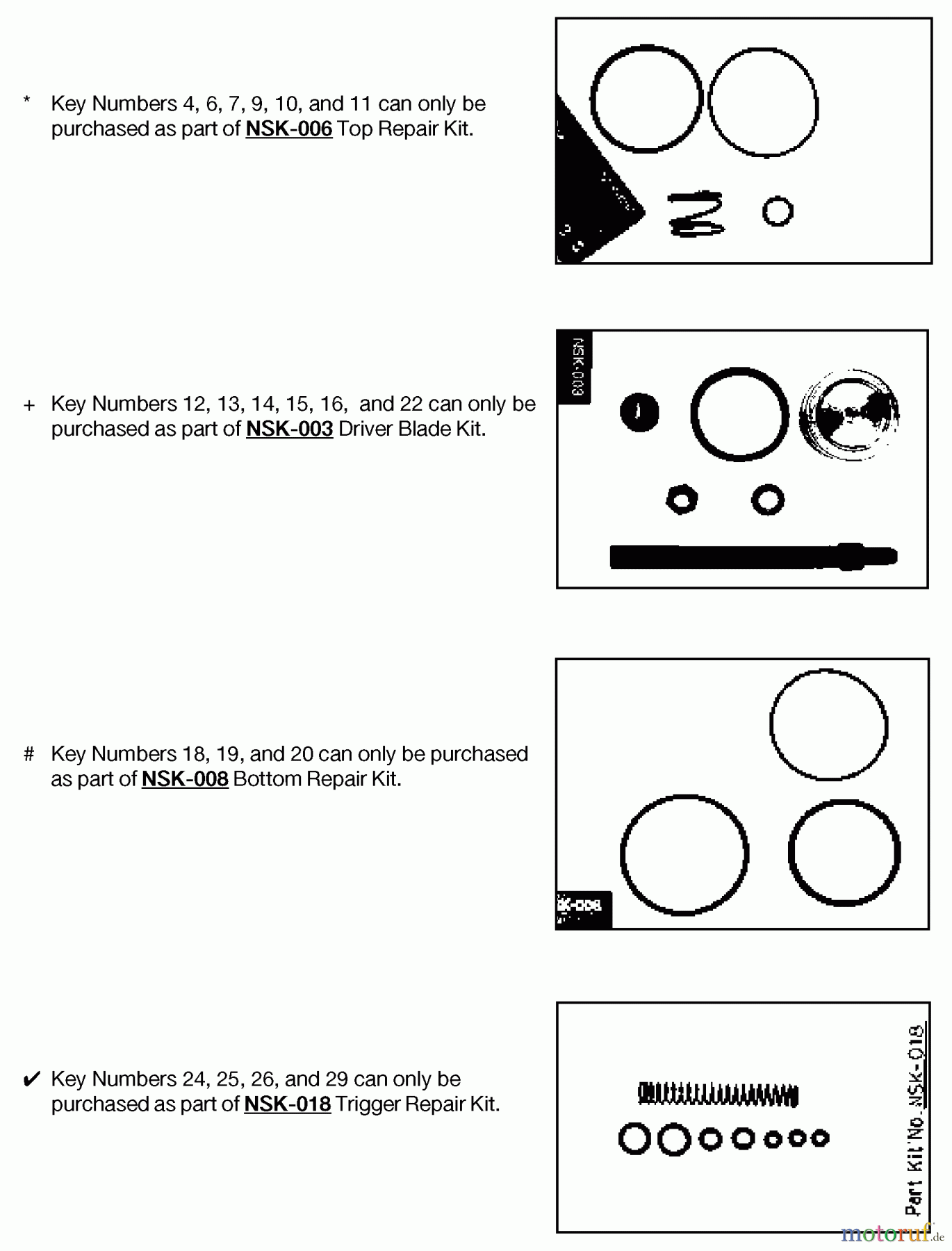  OEM Black und Decker Divers STAPLER MEDIUM CROWN MCS3 Seite 2