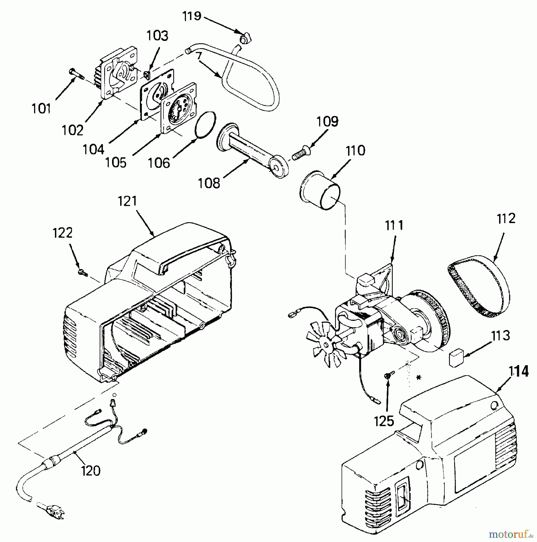 OEM Black und Decker Divers A 2.0HP 4G PC UM 1STG 120 PFA2X4 Seite 2