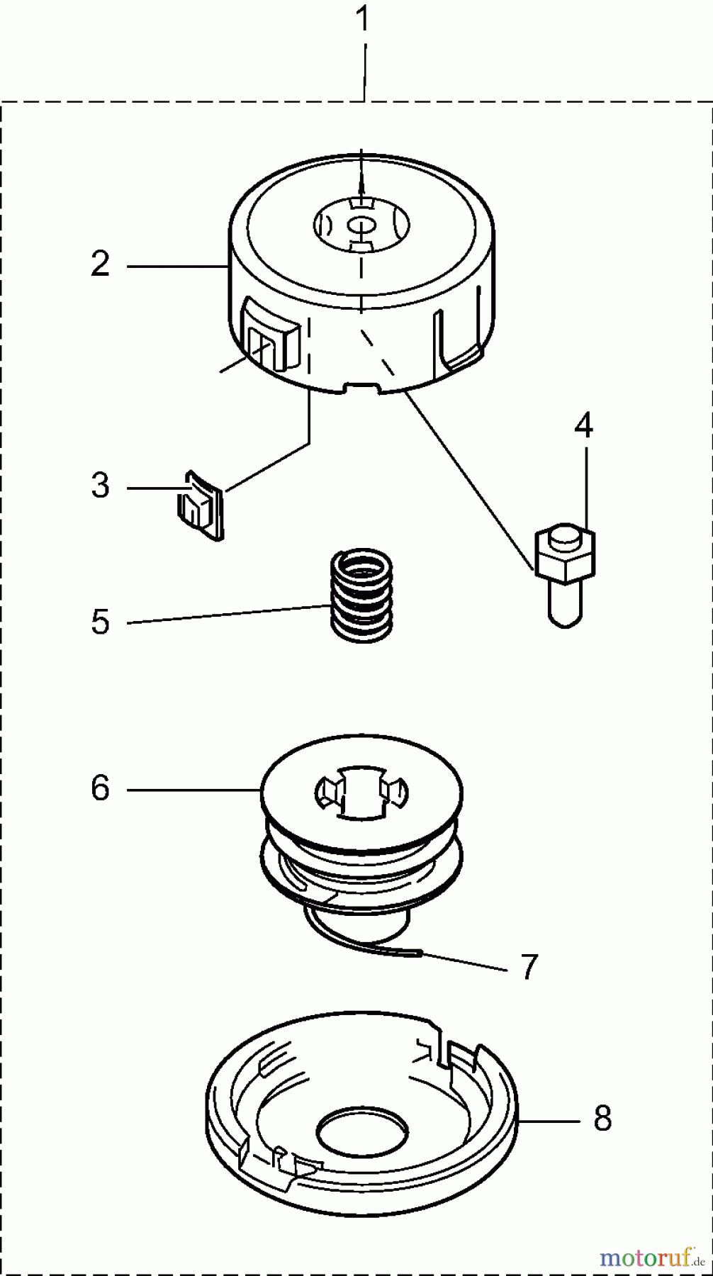 Dolmar Motorsensen & Trimmer Zubehör Fadenköpfe DOLMAR 3g Tap&Go 381802000