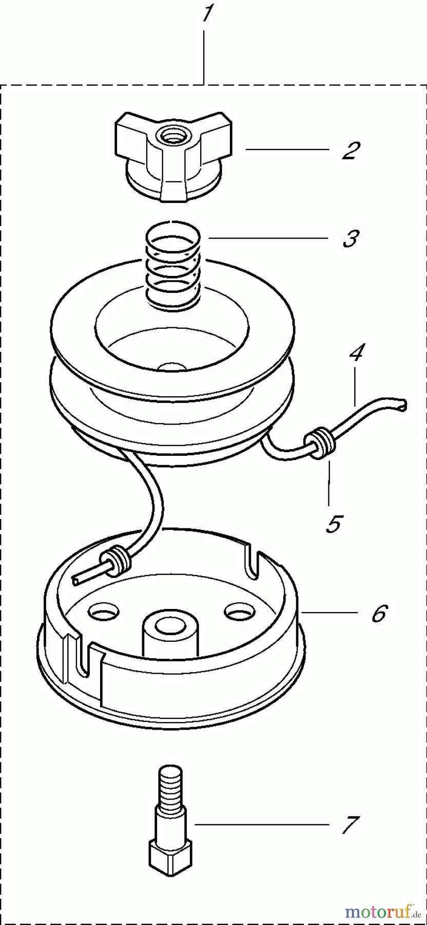 Dolmar Motorsensen & Trimmer Zubehör Fadenköpfe DOLMAR 1d Manuell 387224500, 387224501