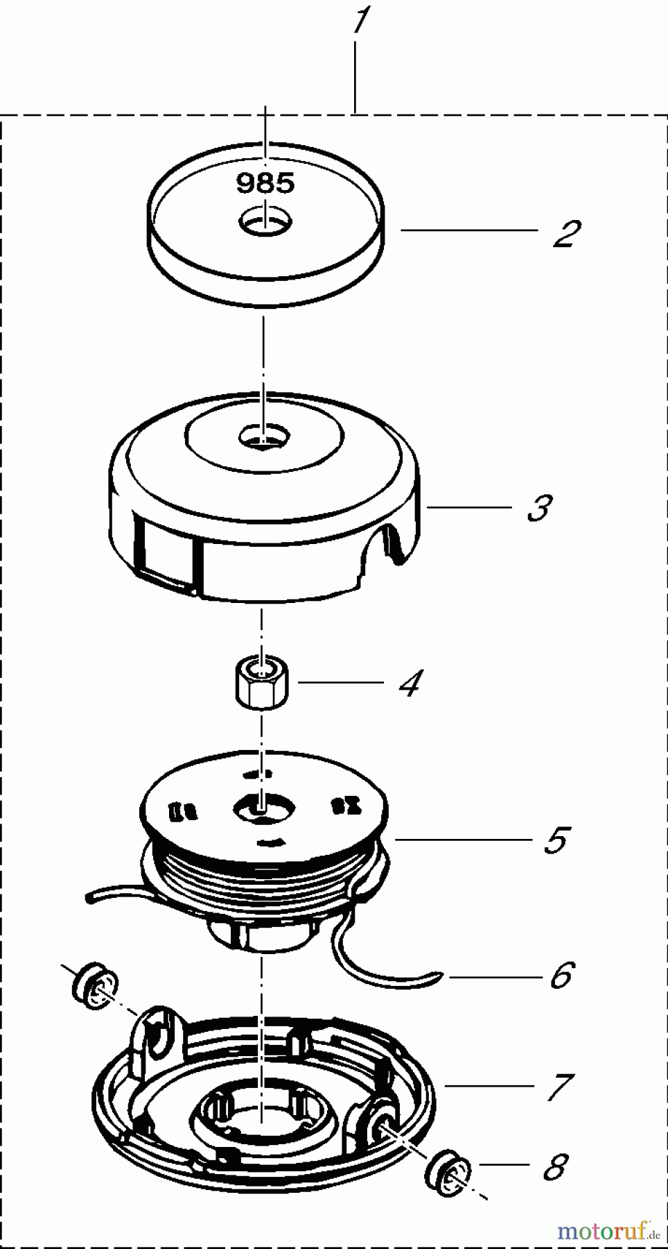Dolmar Motorsensen & Trimmer Zubehör Fadenköpfe DOLMAR 3i Tap&Go 957224030