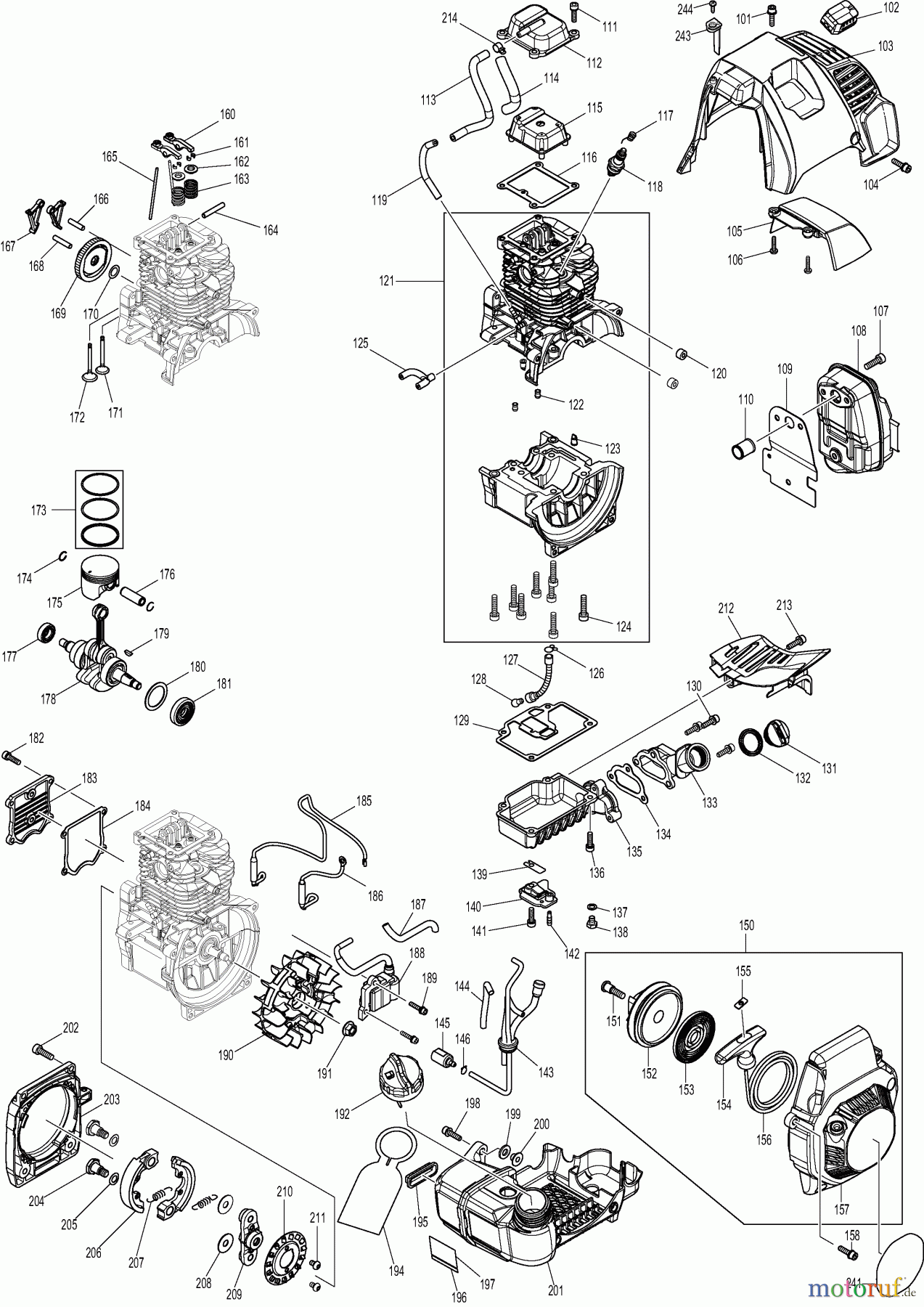Makita Benzinfilter, 163518-3, Makita Ersatzteile