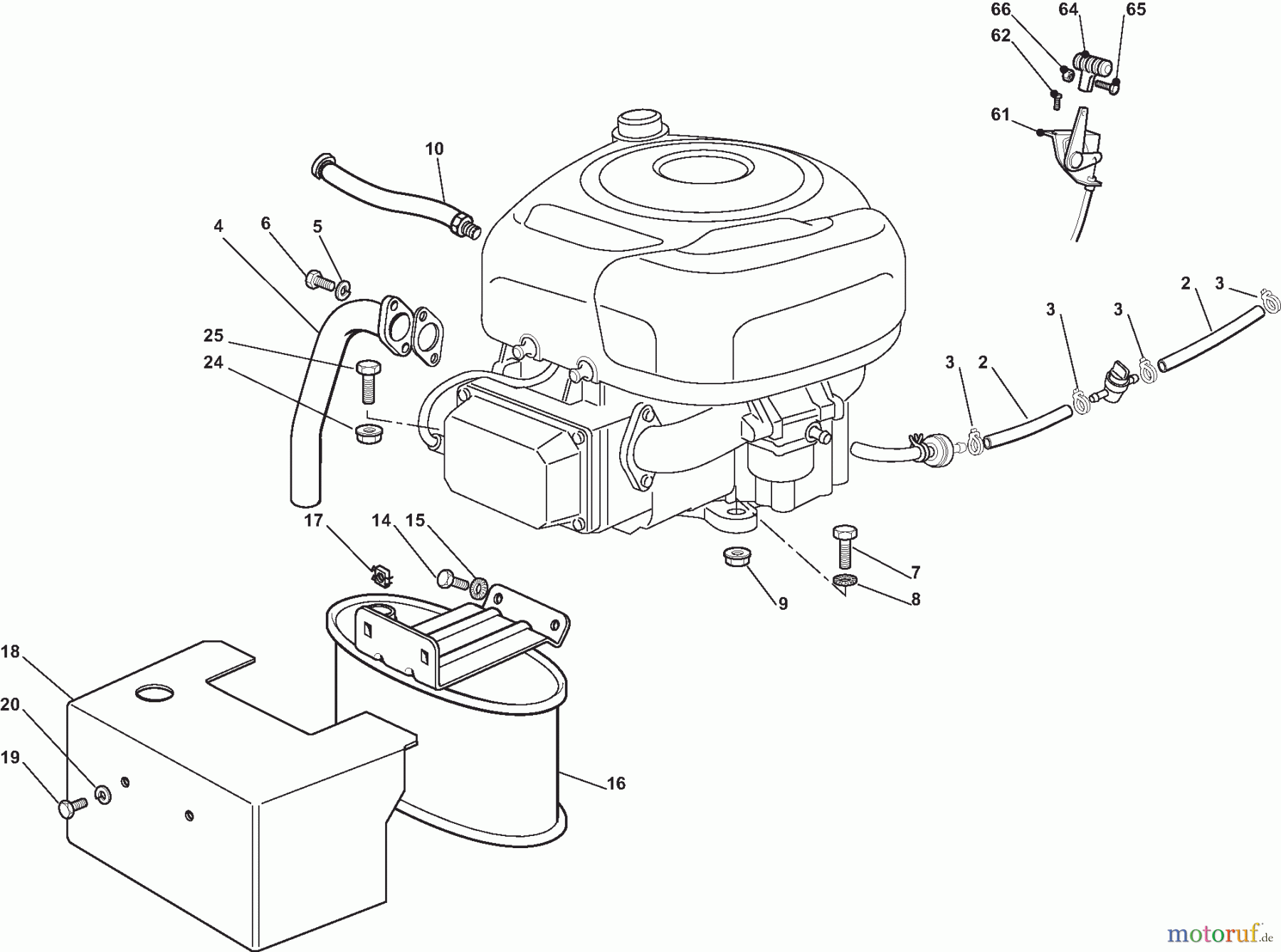  Dolmar Rasentraktoren TM9214 TM-92.14 (2013-2014) 5  Motor