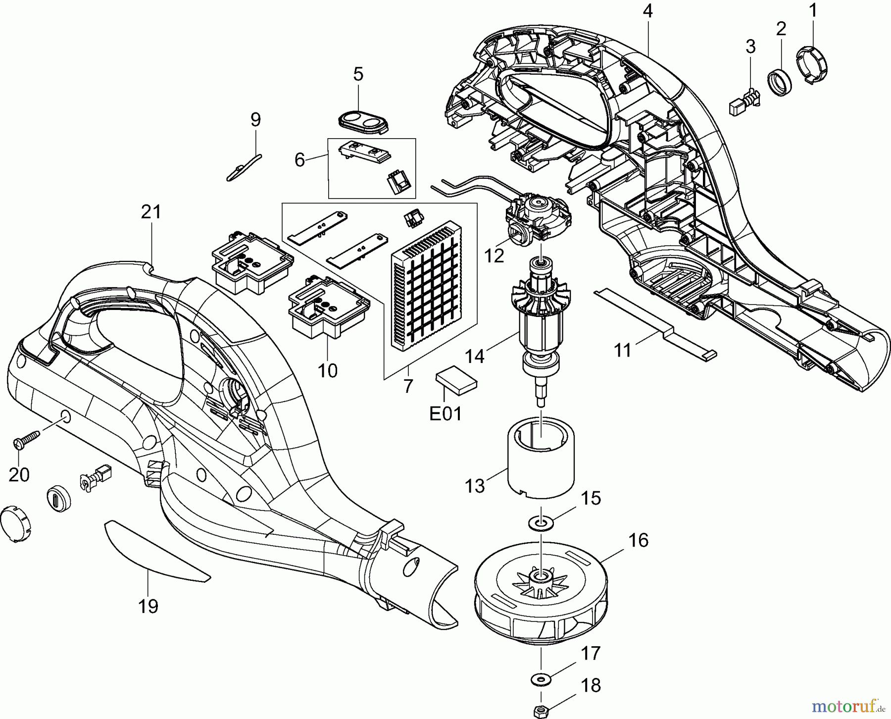  Dolmar Blasgeräte Akku AG3729 1  AG-3729