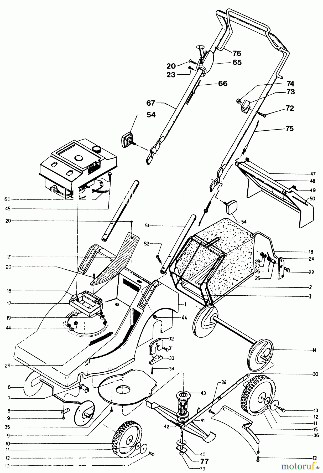  Dolmar Rasenmäher Benzin PM-4645 PM-4645 (1996) 6  PM-4645