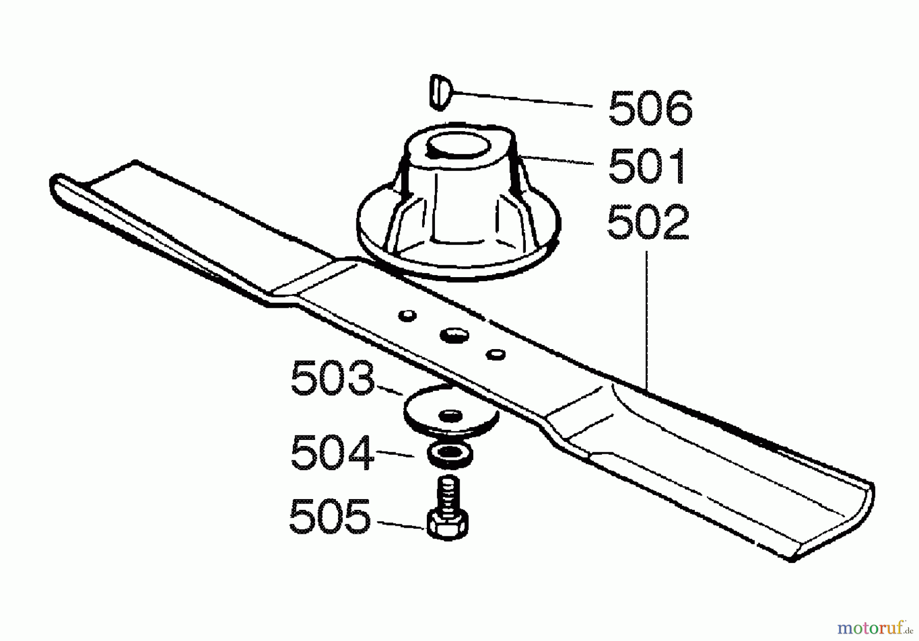  Dolmar Rasenmäher Benzin PM-48 PM-48 (2003-2004) 6  Messer