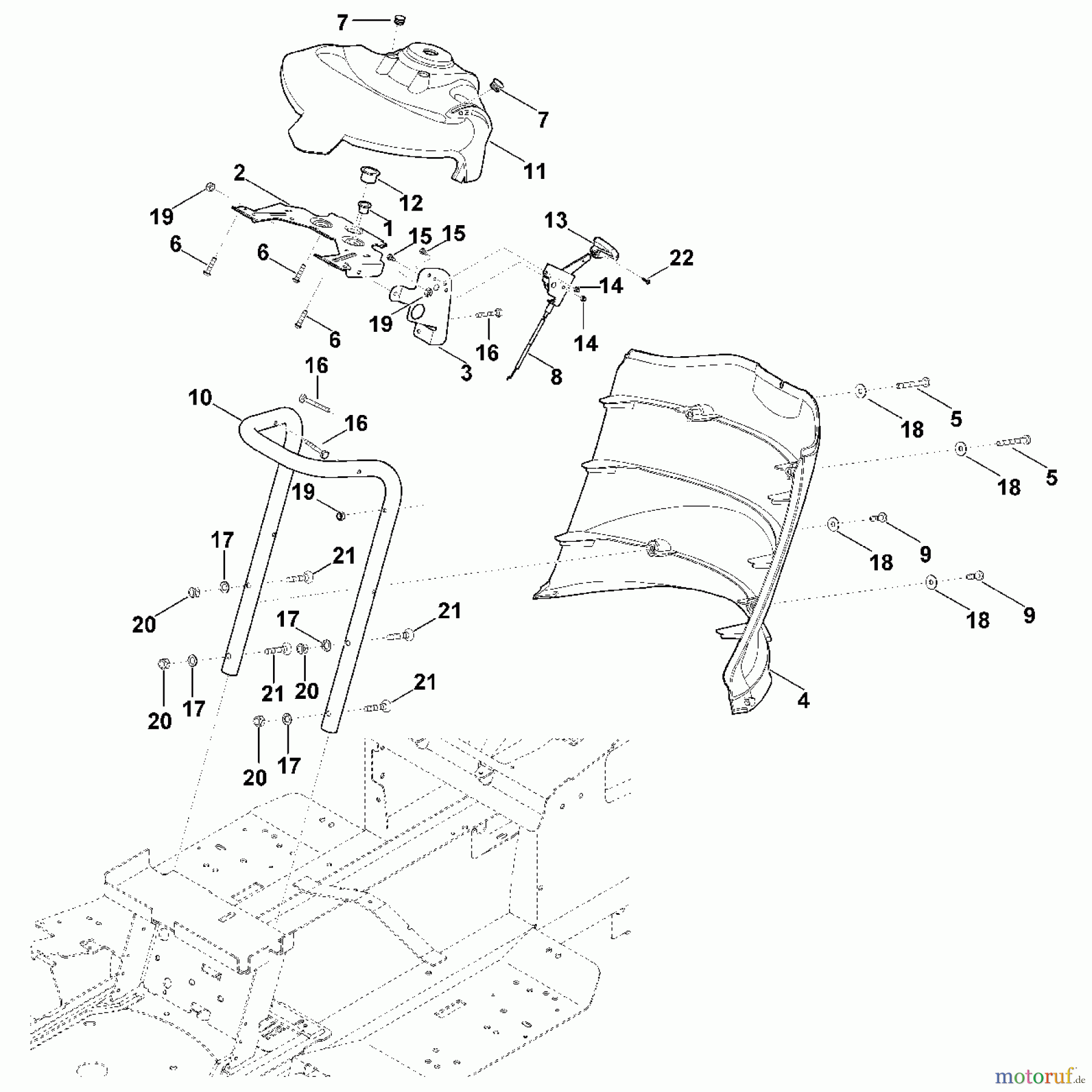  Viking Rasentraktoren Rasentraktoren MT 4112.0 S B - Armaturenbrett