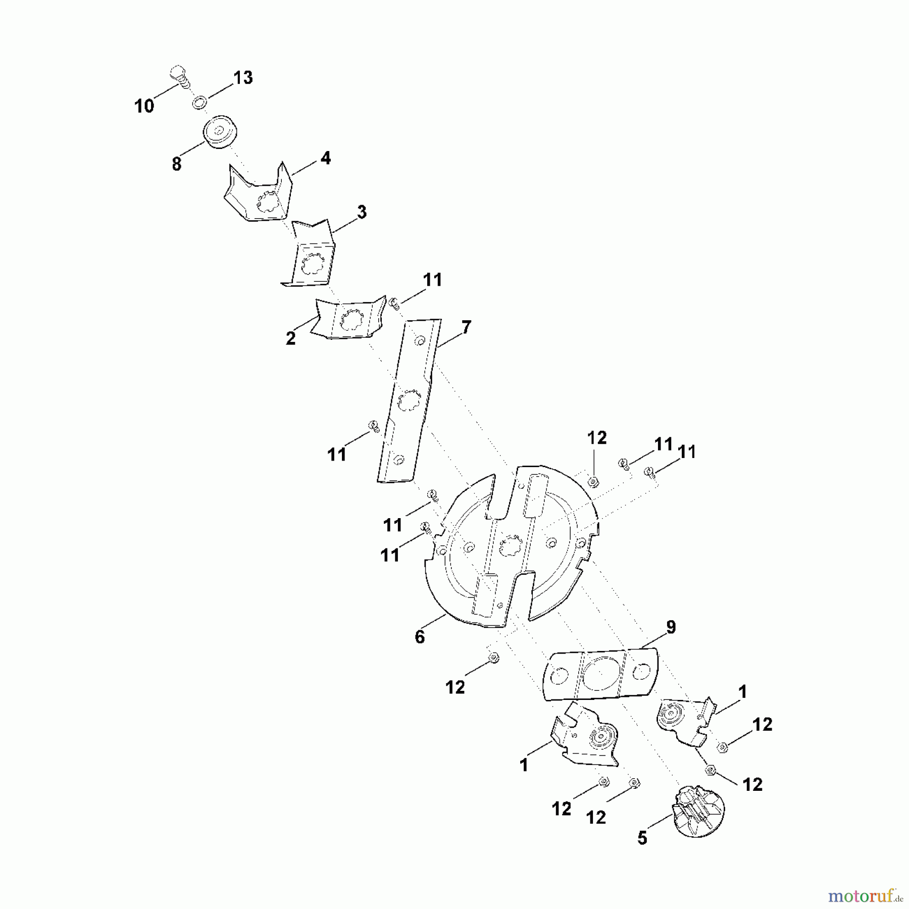  Viking Häcksler Elektro GE 355.1 E - Messersatz