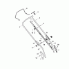 Viking Benzinrasenmäher MB 415, MB 465, MB 465 C Ersatzteile A - Lenker