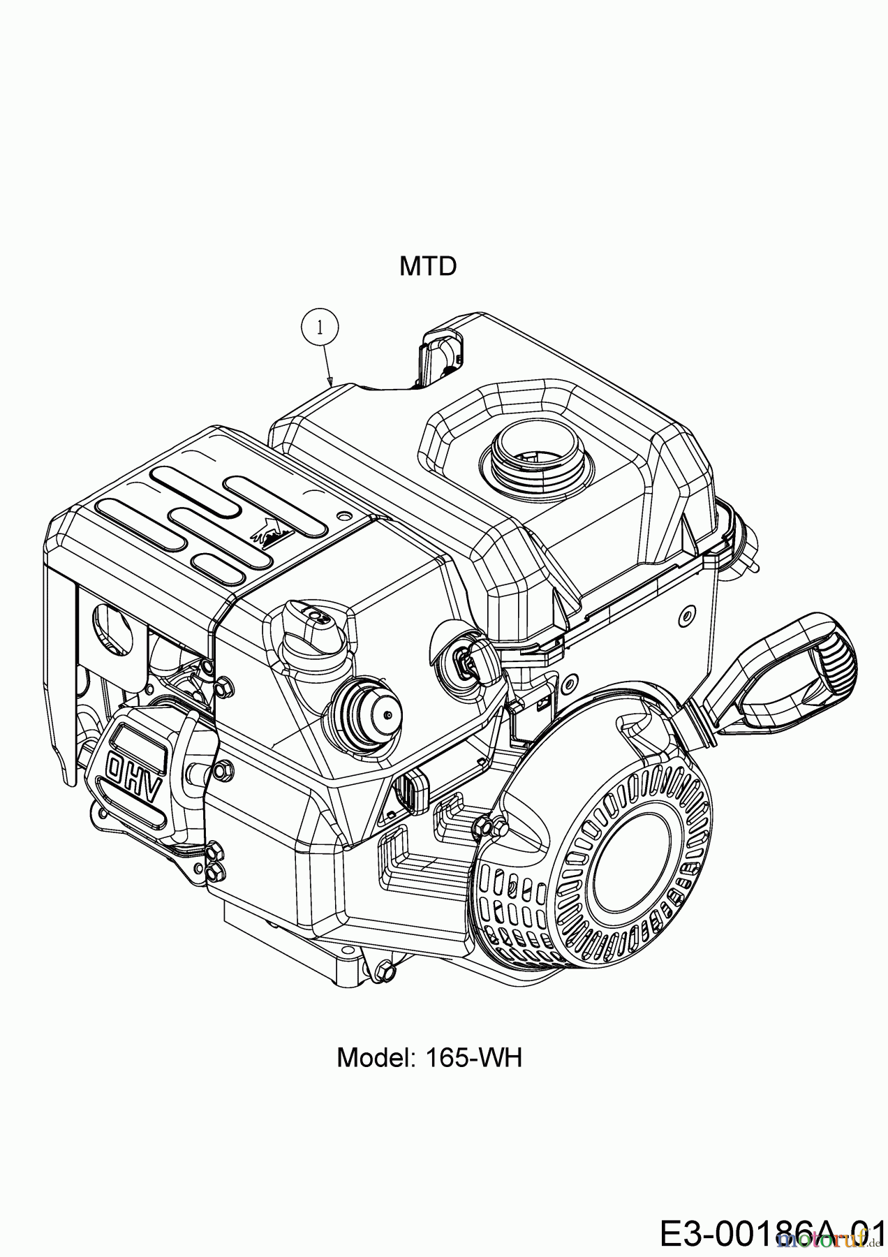  MTD Schneefräsen M 61 31A-62C2678  (2019) Motor MTD