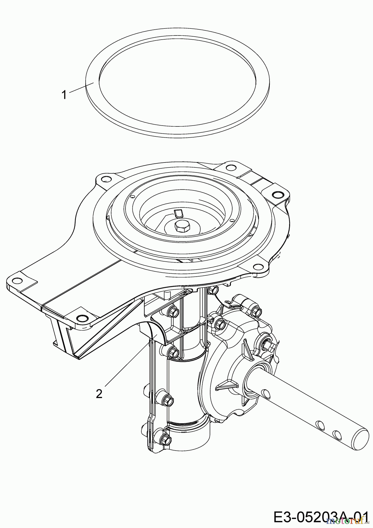  MTD Motorhacken T/245 21D-25MC678 (2020) Getriebe
