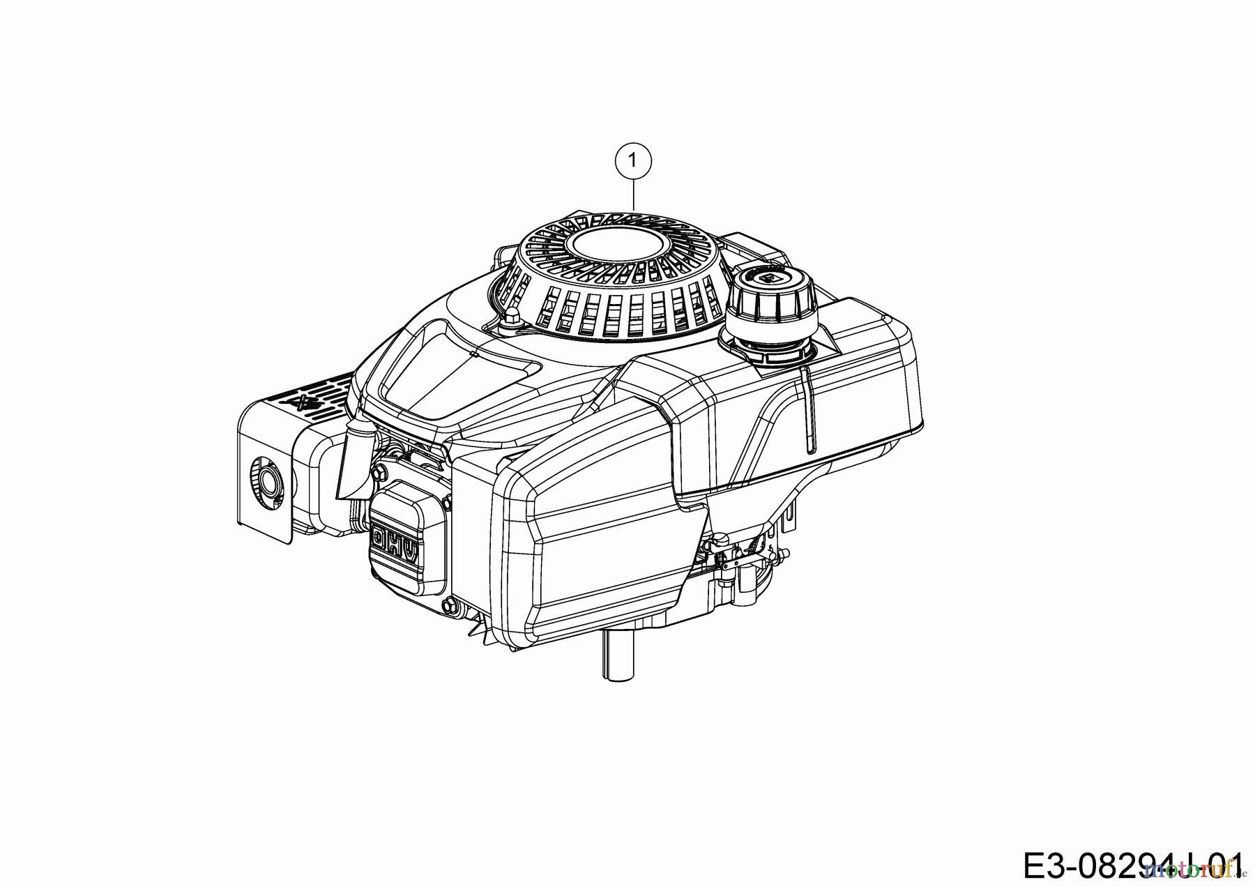  MTD Rasentraktoren Minirider 60 SDE 13AA26JC600  (2019) Motor