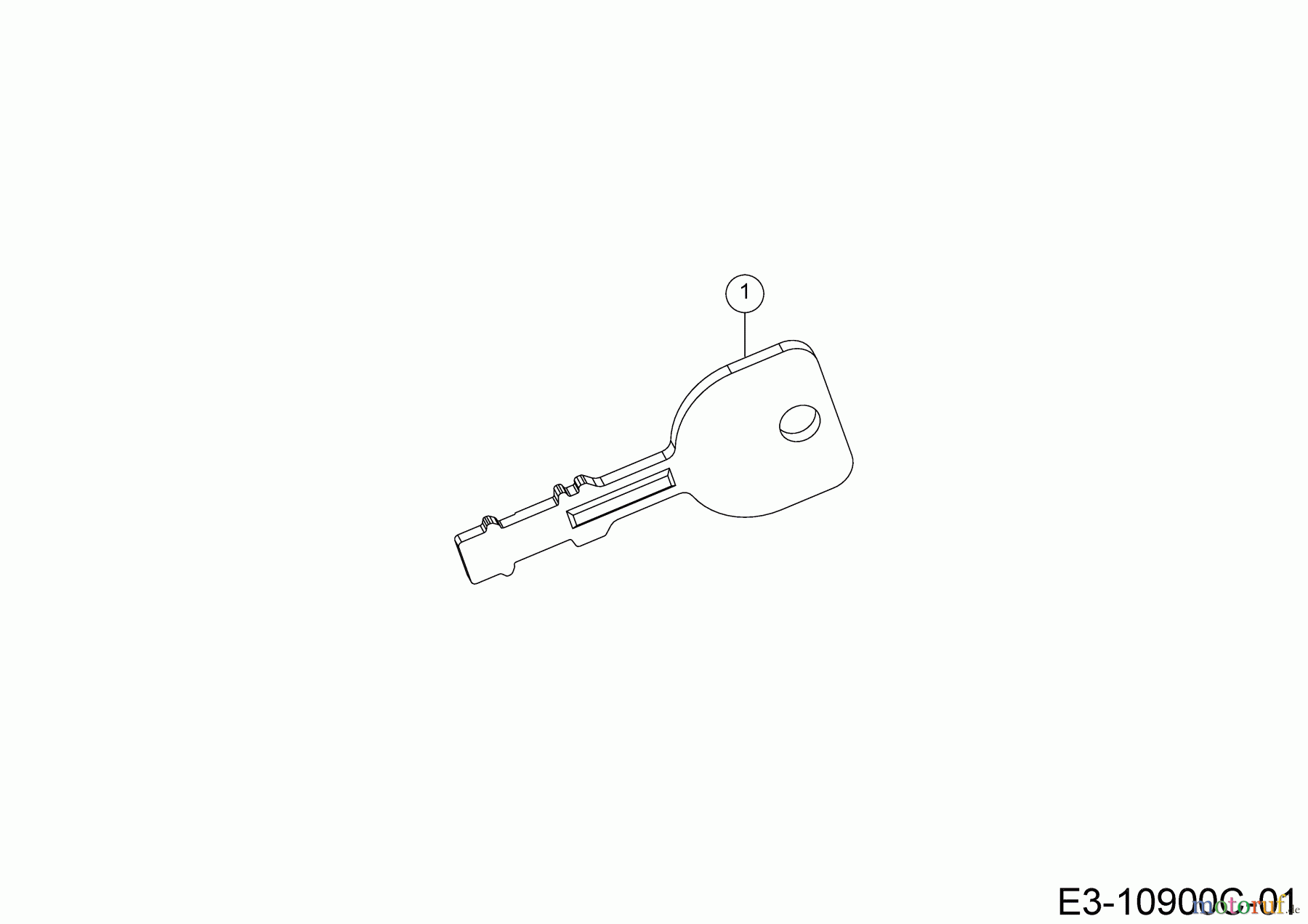  Helington Rasentraktoren H 76 SM 13A726JD686 (2019) Schlüssel