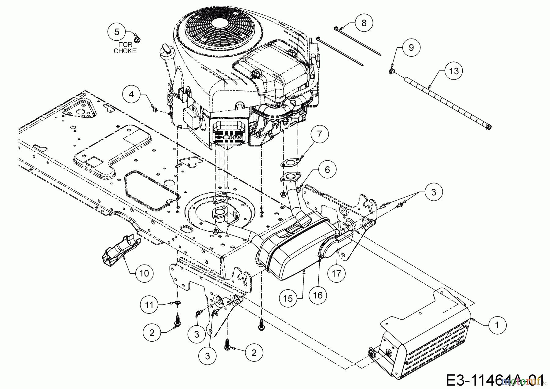  MTD Rasentraktoren LE 180/92 H 13JT71KE676  (2020) Motorzubehör