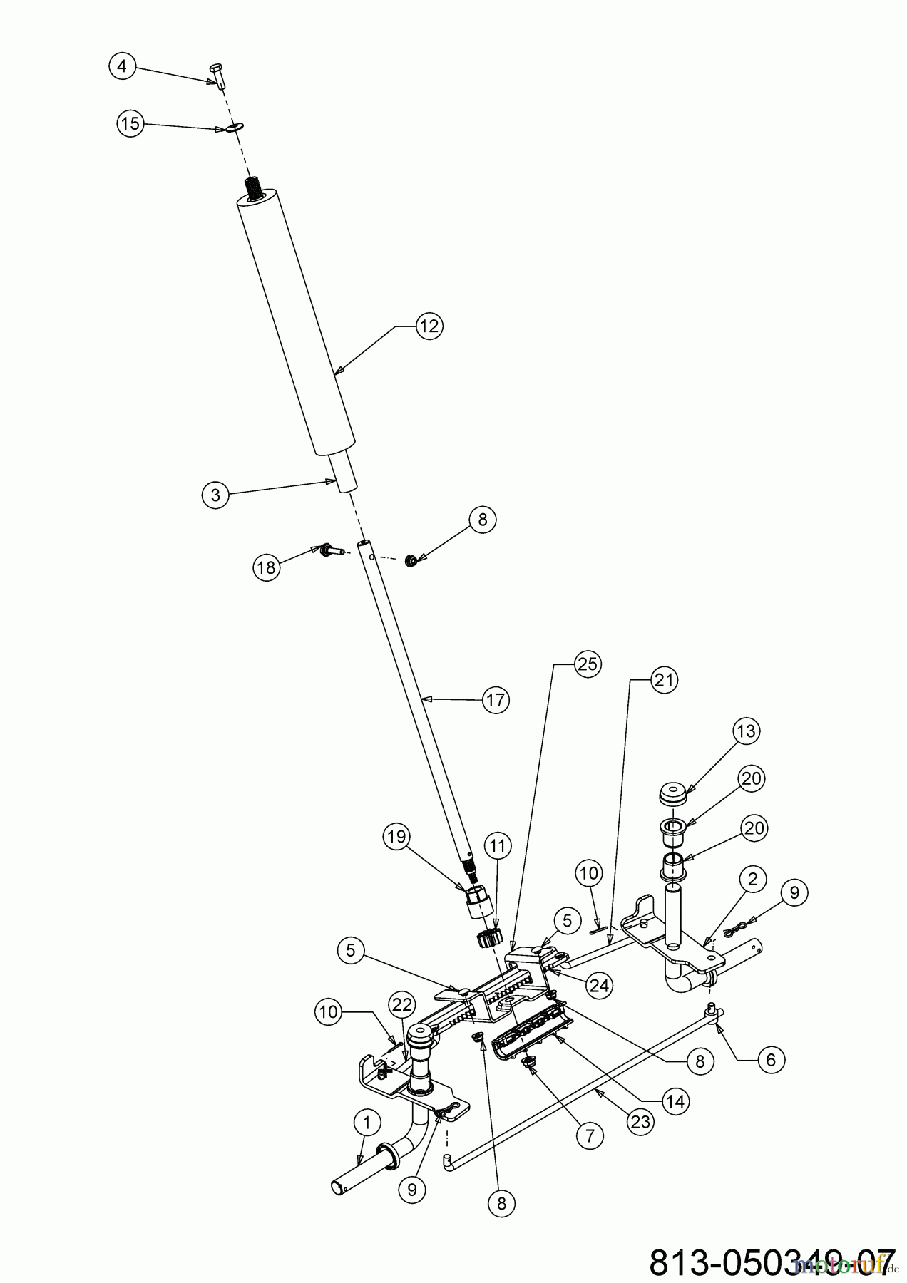  MTD Rasentraktoren Minirider 60 SDE 13BA26JC600 (2023) Lenkung