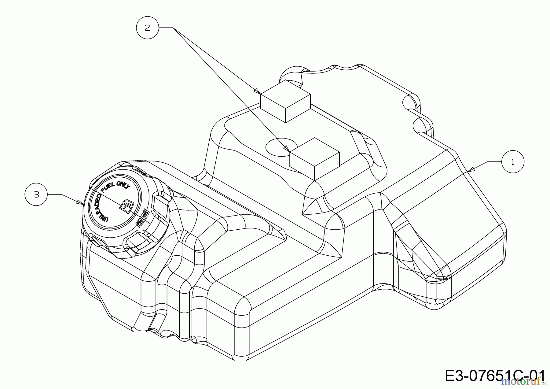  MTD Rasentraktoren Minirider 76 RDE 13B726SD600 (2022) Tank